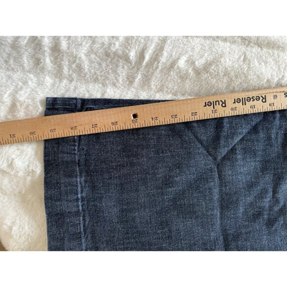 Cold Water Creek Jeans 14 Natural Fit Wide Leg Dark Wash - Picture 7 of 9